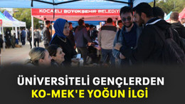 Üniversitelilerden KO-MEK'e yoğun ilgi